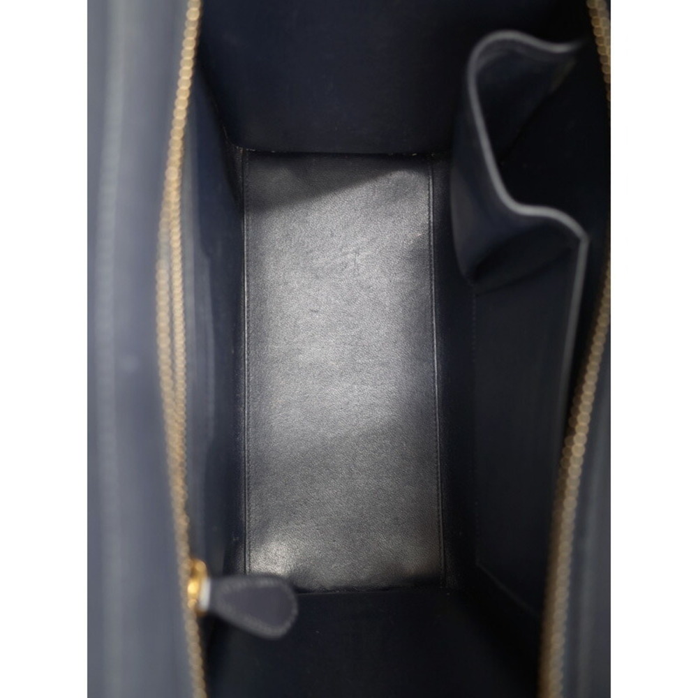 Celine Shopper Tote Shoulder Leather Calfskin Handbag - Picture 3 of 9